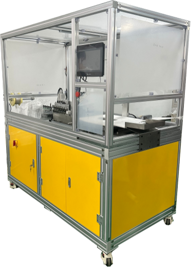 Flat wire square vertical winding machine