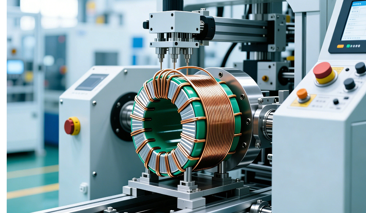 From round wire to flat wire: the transformation and high-precision challenges of new energy inductor winding process